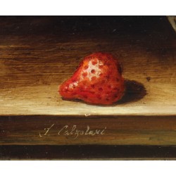 Tableau \"Nature morte\" signés I. CALZOLARI