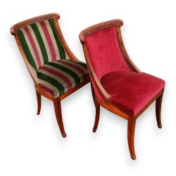 Suite de 6 chaises Gondole