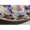 Assiette en porcelaine Imari décor fleurs