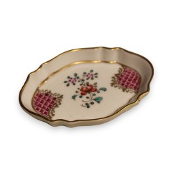 Ravier \"Fleurs\" en porcelaine de Limoges