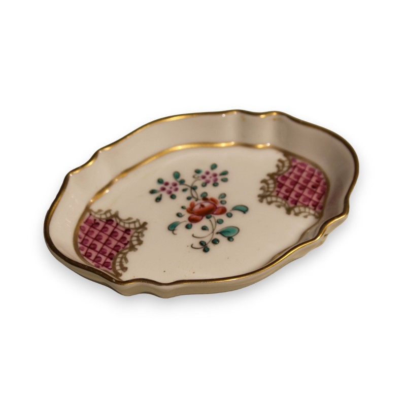 Ravier \"Fleurs\" en porcelaine de Limoges