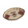 Ravier "Fleurs" en porcelaine de Limoges