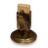 Porte-allumettes Perroquet en bronze de Vienne