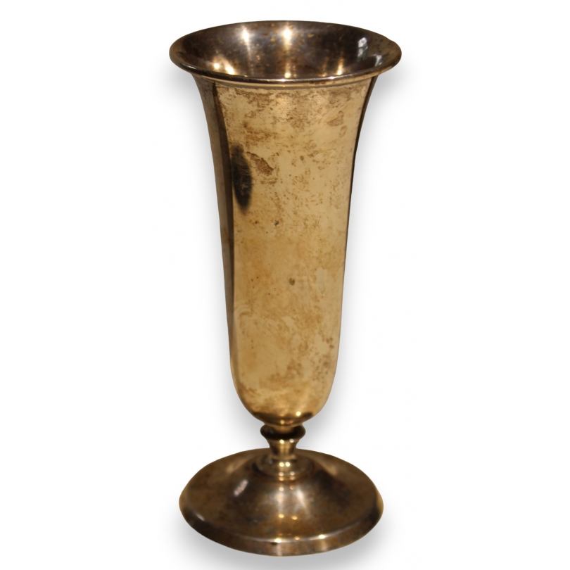 Vase soliflore en argent 830
