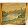 Rectangular wastepaper bin made of painted sheet metal