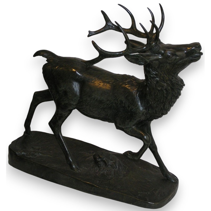 Bronze ‘Deer’, signed BARYE. at Moinat SA – Antiques and Decorative Arts