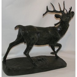 Bronze ‘Deer’, signed BARYE. at Moinat SA – Antiques and Decorative Arts