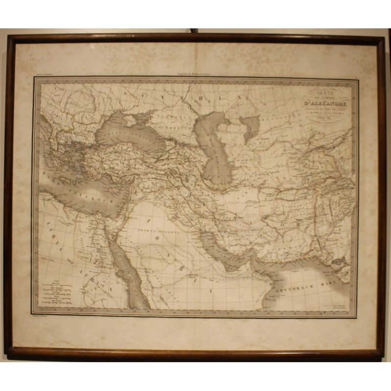 Map of Alexander’s Empire by M. LAPIE