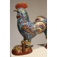 Paire de coqs cloisonnés