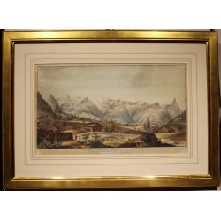 Engraving ‘Gsteig’ by N. SPRINGLIN