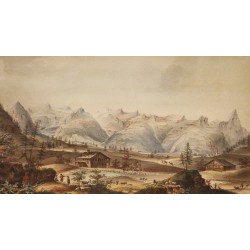 Engraving ‘Gsteig’ by N. SPRINGLIN