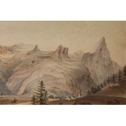 Engraving ‘Gsteig’ by N. SPRINGLIN