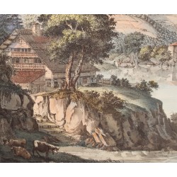 Engraving entitled ‘Chapelle Tell’ by LORY