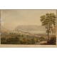 Gravure "Vue de Lausanne" par WEIBEL