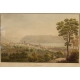 Gravure "Vue de Lausanne" par WEIBEL