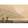 Engraving of ‘Chillon Castle’ by LOCHER