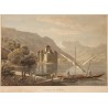 Engraving of ‘Chillon Castle’ by SUTER