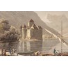 Engraving of ‘Chillon Castle’ by SUTER