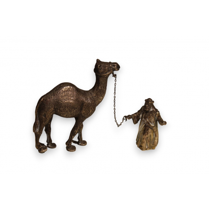 Touareg et Dromadaire en argent