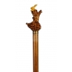 Walking stick with golden brass knob "Horse"