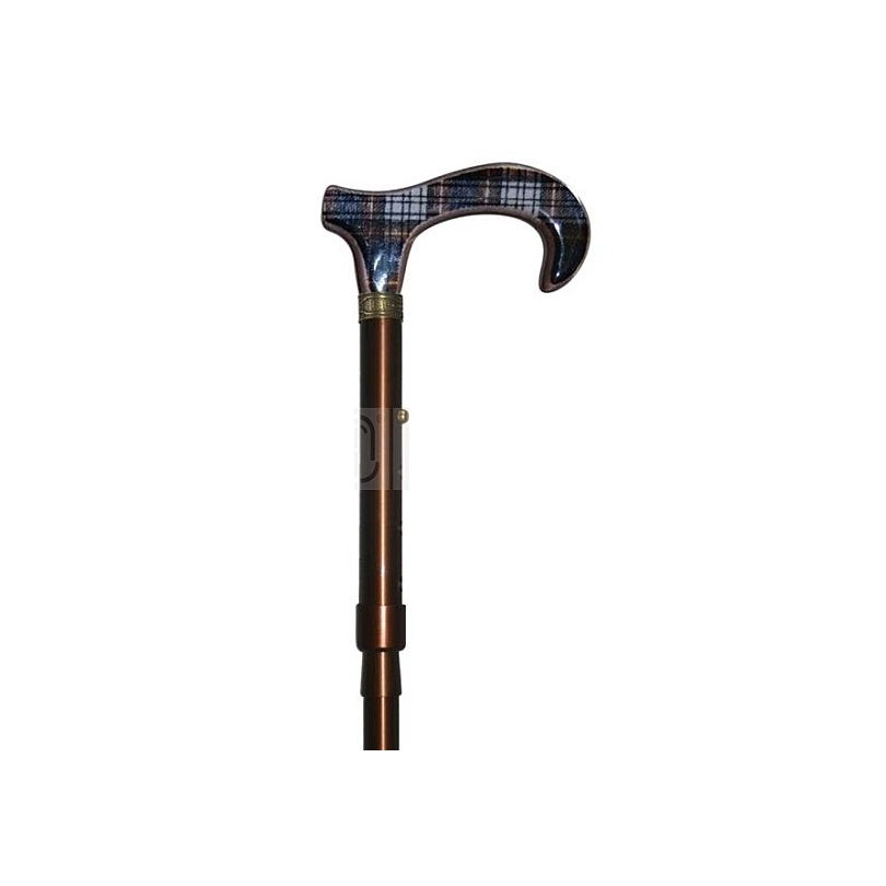 Walking stick with golden brass knob "Horse"