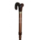 Walking stick with golden brass knob "Horse"