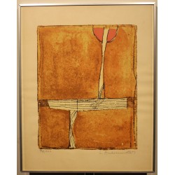 Lithograph: ‘Abstract Composition’ by ANDENMATTEN