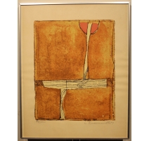 Lithographie "Composition abstraite" ANDENMATTEN