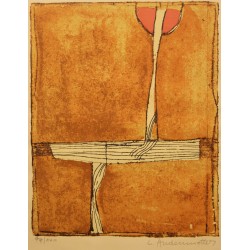 Lithograph: ‘Abstract Composition’ by ANDENMATTEN