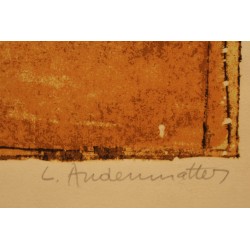 Lithograph: ‘Abstract Composition’ by ANDENMATTEN