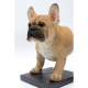 Serre-livres Bouledogue français en résine