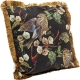 Coussin Oiseau avec frange