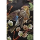 Coussin Oiseau avec frange