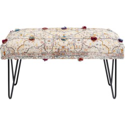 Banquette Desna Patchwork crème