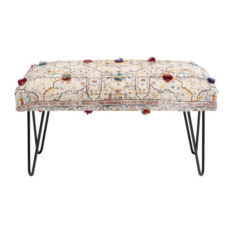 Banquette Desna Patchwork crème