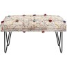 Banquette Desna Patchwork crème