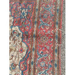 Red Tabriz carpet