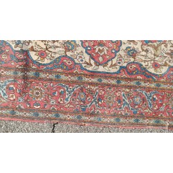 Red Tabriz carpet