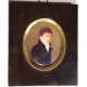 Miniature "Jeune homme en manteau noir"