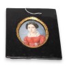 Miniature \"Dame en robe rouge\"