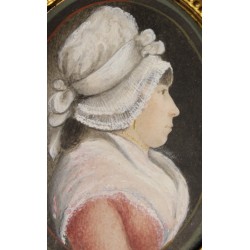 Miniature \"Elise Hegner avec un bonnet\"