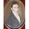 Miniature \"Jeune homme en manteau noir\"