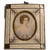 Miniature \"Jeune femme en robe blanche\"