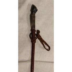 Horse-hoof-handled riding crops