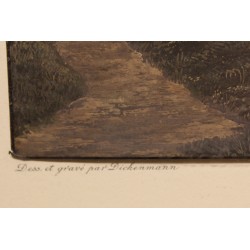 Engraving: ‘Geneva and Mont Blanc’
