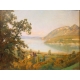 Tableau "Lac d'Annecy" signé GIANOLI