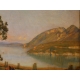 Tableau "Lac d'Annecy" signé GIANOLI