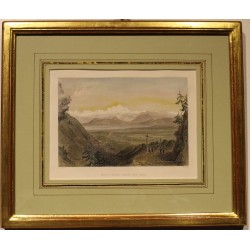 Engraving ‘Mont Blanc from the Jura’ by Moinat SA – Antiques and decorative items – Engravings, lithographs