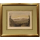 Gravure "Mont Blanc from the Jura"