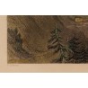 Engraving ‘Mont Blanc from the Jura’ by Moinat SA – Antiques and decorative items – Engravings, lithographs